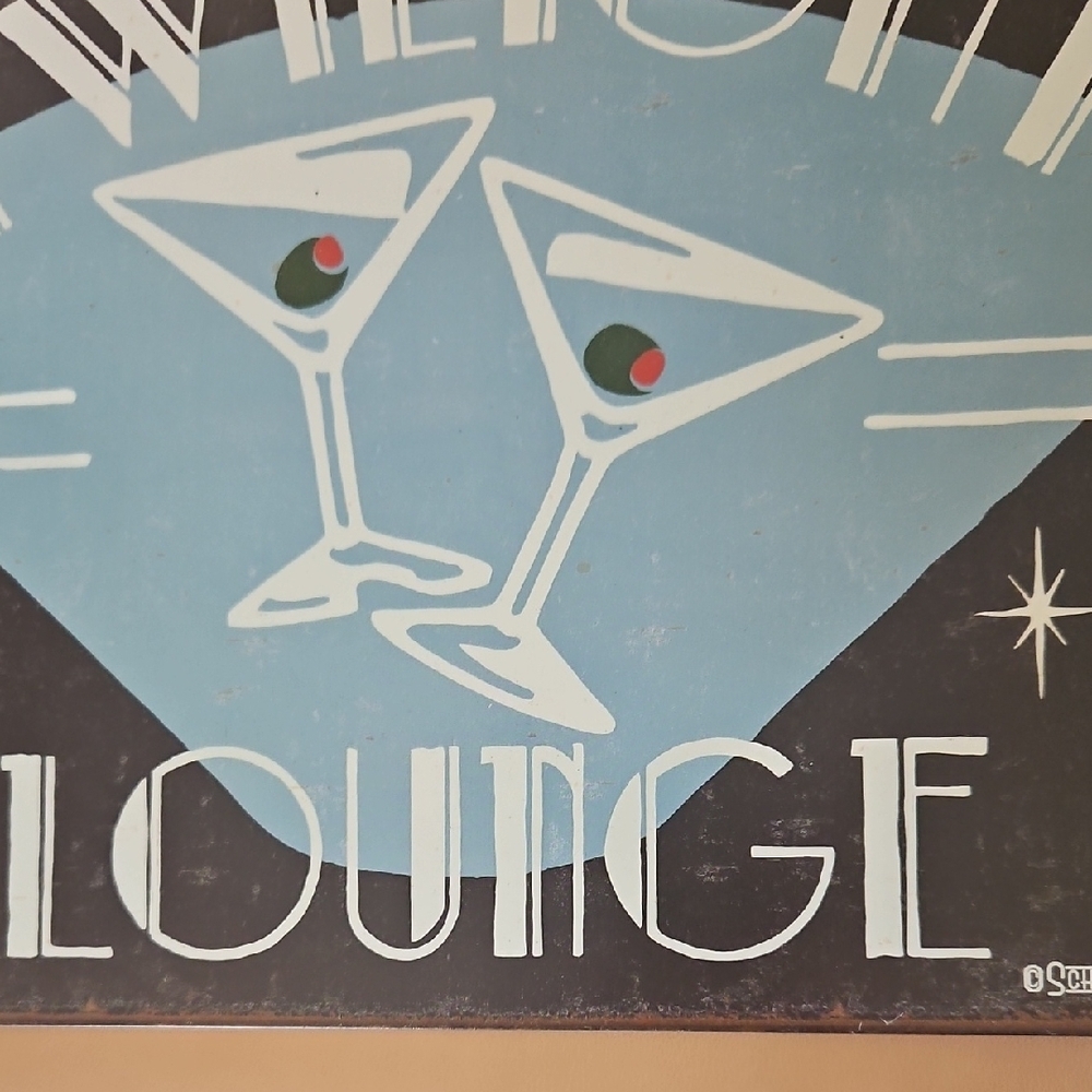 Vintage Twilight Lounge Retro Metal Tin Sign - Picture 9 of 9
